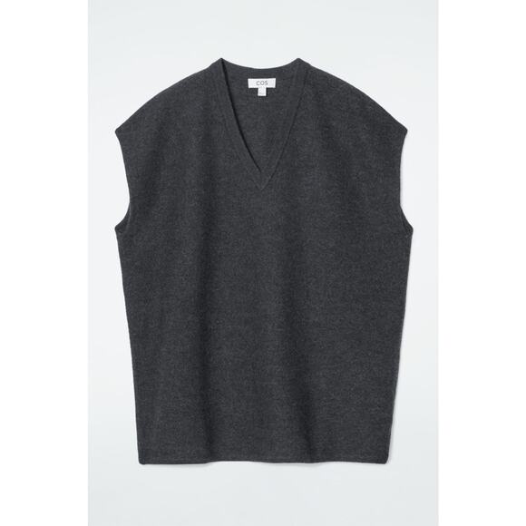 COS Oversized Boiled-Wool Sweater Tank - S - Picture 1 of 6